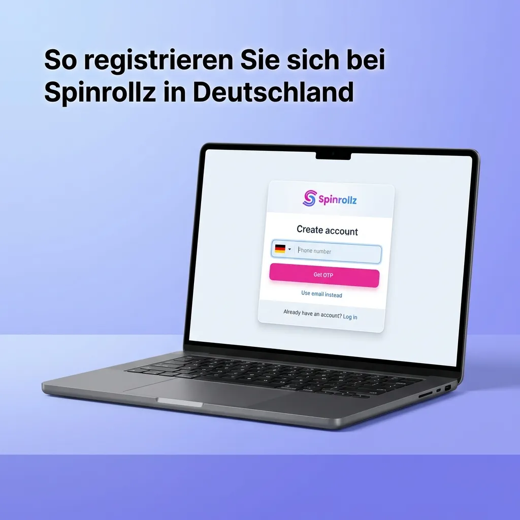So registrieren Sie sich bei Spinrollz in Deutschland