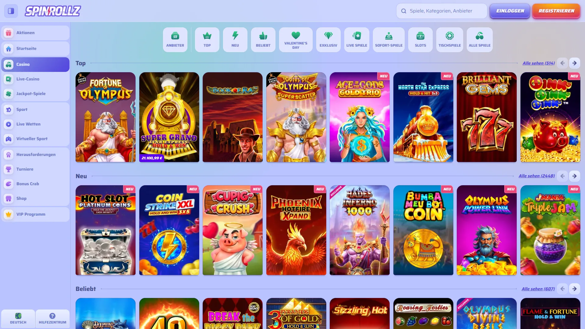 spinrollz casino