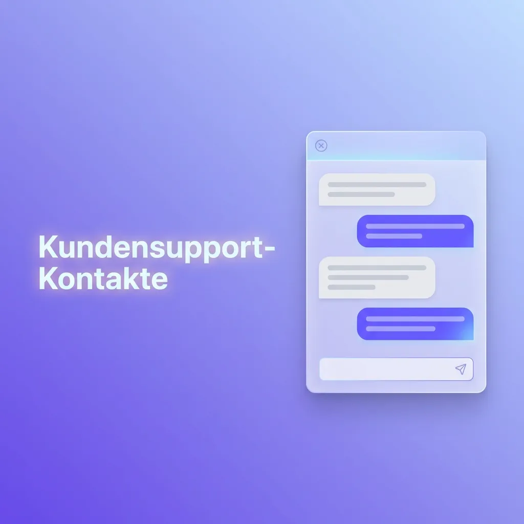 Kundensupport-Kontakte