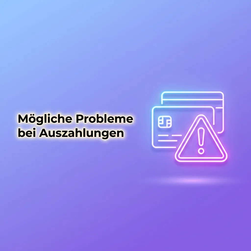 Mögliche Probleme bei Auszahlungen