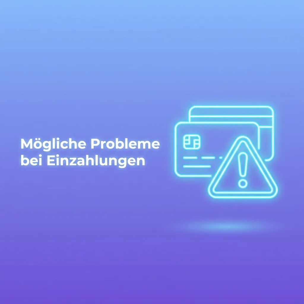 Mögliche Probleme bei Einzahlungen