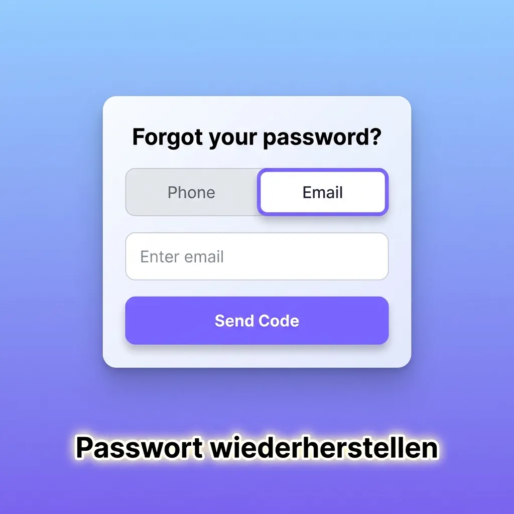 Passwort wiederherstellen