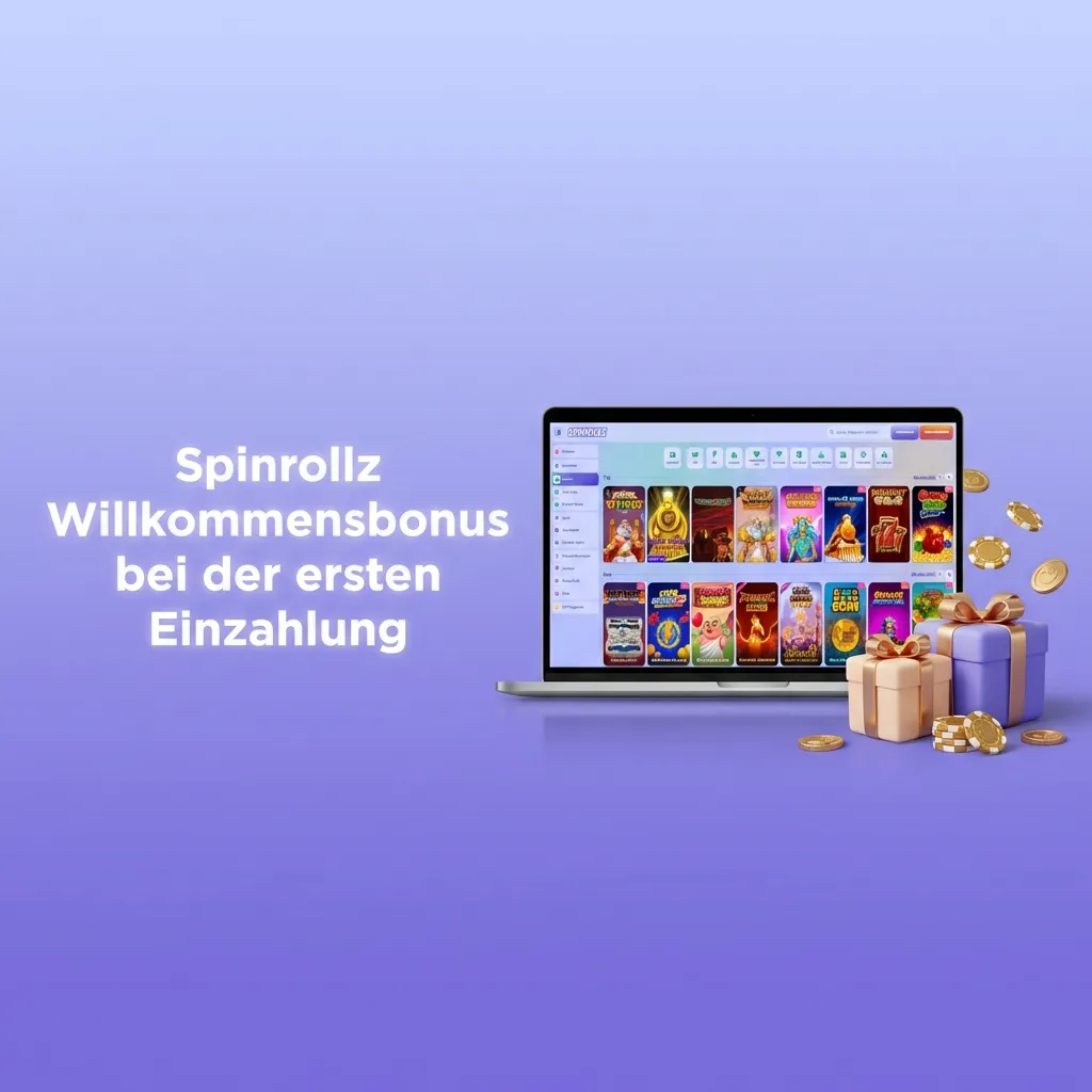 Spinrollz welcome bonus: 100% up to €500 plus 200 free spins on first deposit for new players